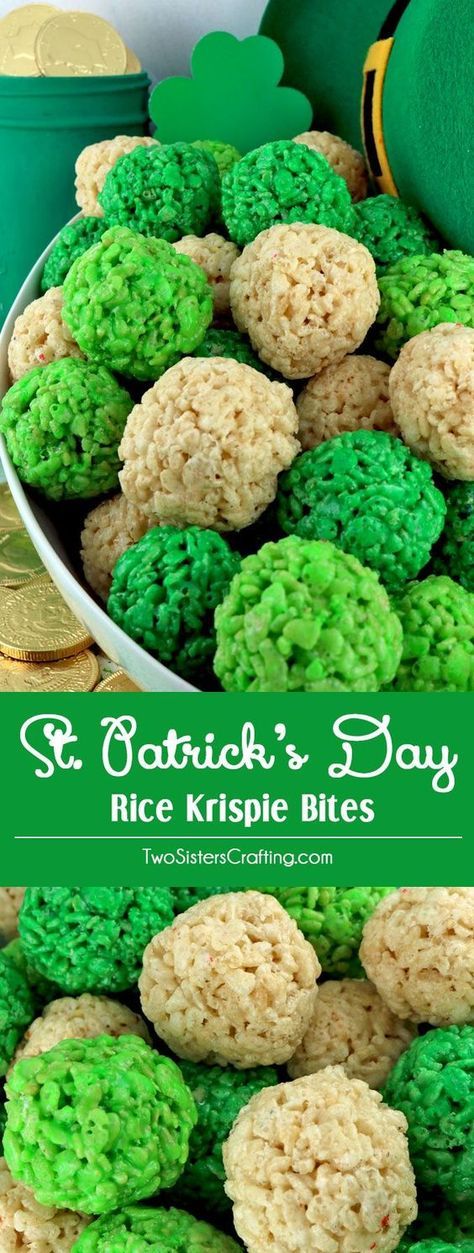 Saint Patricks Day - Rice Krispie Bites