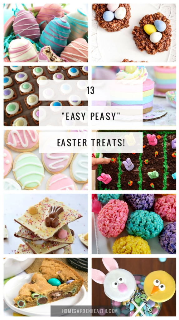 13 "easy peasy" Easter Treats and Snacks to ensure Easter is a delightful and delicious success this year! #easter #eastertreats #eastersnacks