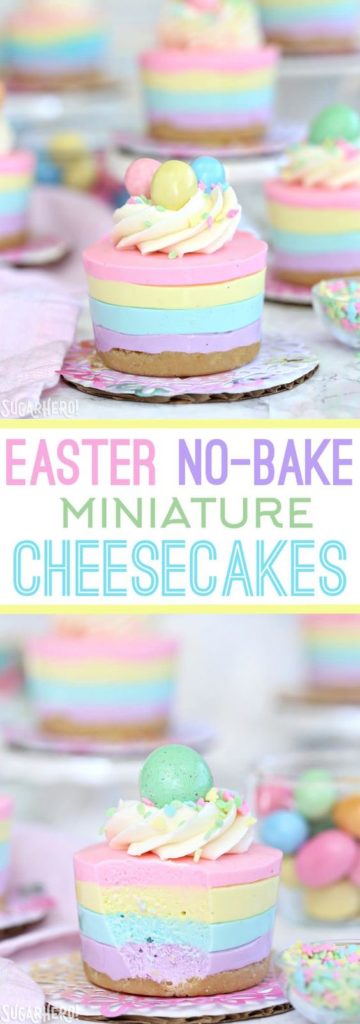 These are perfect as an Easter Treat or dessert, they look great with their cute pastel color scheme. #easter #easterdessert #eastertreats