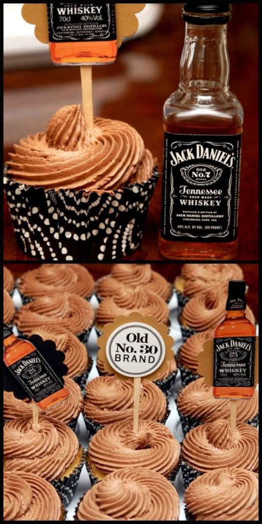 Adults only Jack Daniel's Cupcakes, these are so delicious your friends will want more, just keep the kids away from them! #JackDaniel's #TennesseeWhiskey, #cupcakes