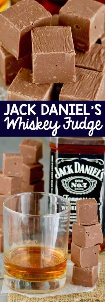 What could be better than a fudge made from whiskey, just be sure to store it out of reach of any minors. #jackdaniels #fudge #whiskey