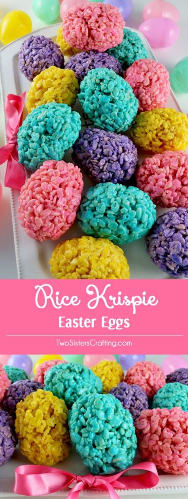 OK well we have all made the Rice Krispe Treats recipe, often colored to suit a holiday occasion, so here is the Easter variation of this easy to make treat! #easter # eastertreats #ricekrispie