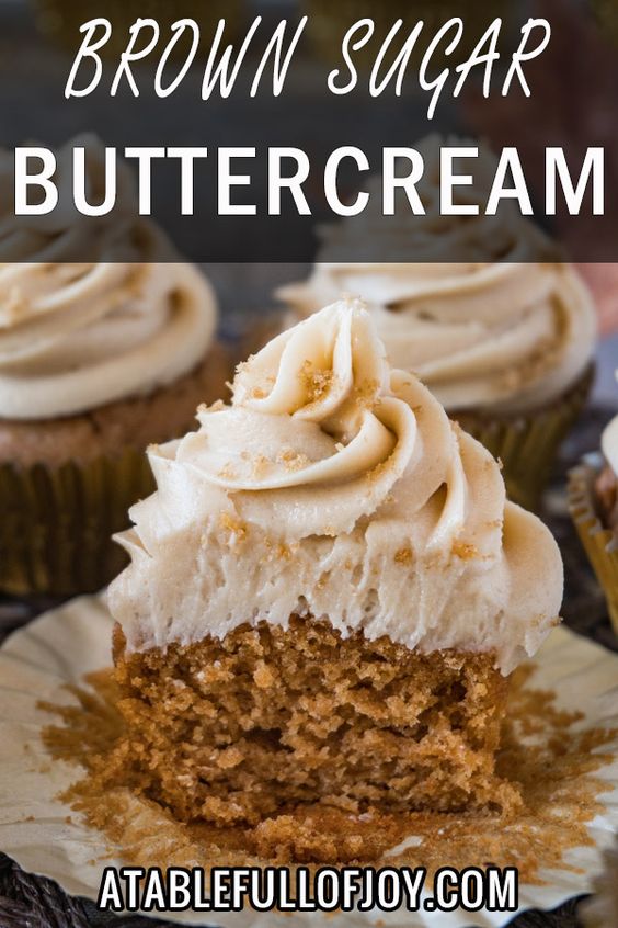 The Best Brown Sugar Buttercream Frosting you will ever taste, seriously its that good and so easy to make, try it for yourself, I am sure you will agree #buttercream #brownsugar #frosting