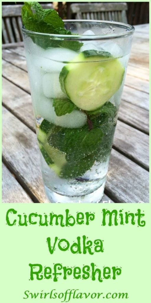 The long lazy days of summer have arrived, to make them more enjoyable treat yourself to this thirst-quenching cocktail.The clean taste of cucumber partnered with the burst of cool flavor from fresh mint in a Cucumber Mint Vodka Refresher will certainly cool you off #summercocktail #cucumbercoktail #cucumberrecipes