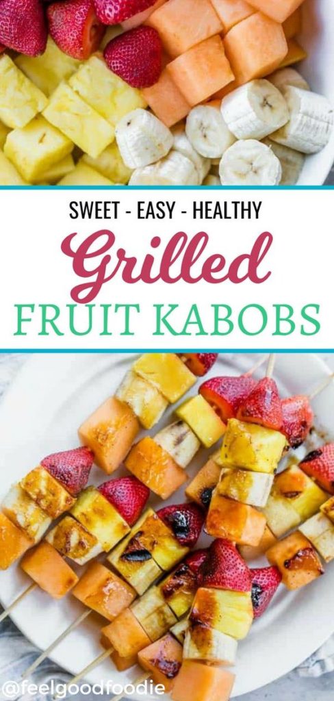 Fruit Appetizers on a toothpick with a twist! they are grilled!, so healthy, so nutritious and so delicious! makes a great Summer or Spring Appetizer