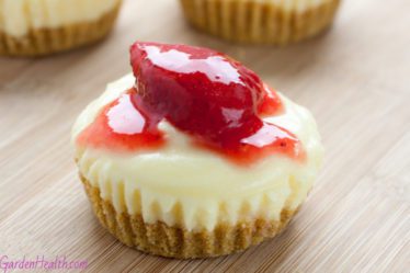 starwberry mini cheesecake no bake