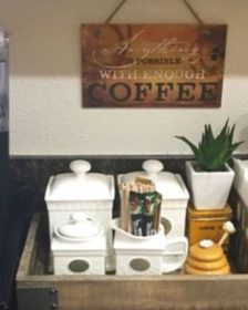 small home coffee bar