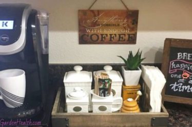 small home coffee bar