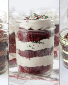 cake in a jar recipes, mason jar cake.