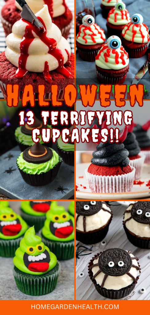 13 Terrifying Halloween Cupcake Recipes