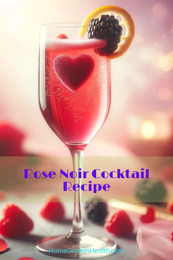 Rose Noir Cocktail Recipe - Perfect Cock tail Recipe for valentines Day