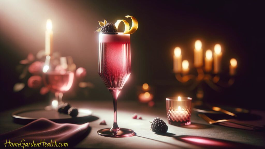 The Rose Noir Cocktail , perfect for valentines day