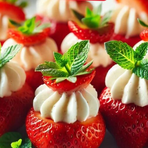 Deviled Strawberries Recipe Summer Desert