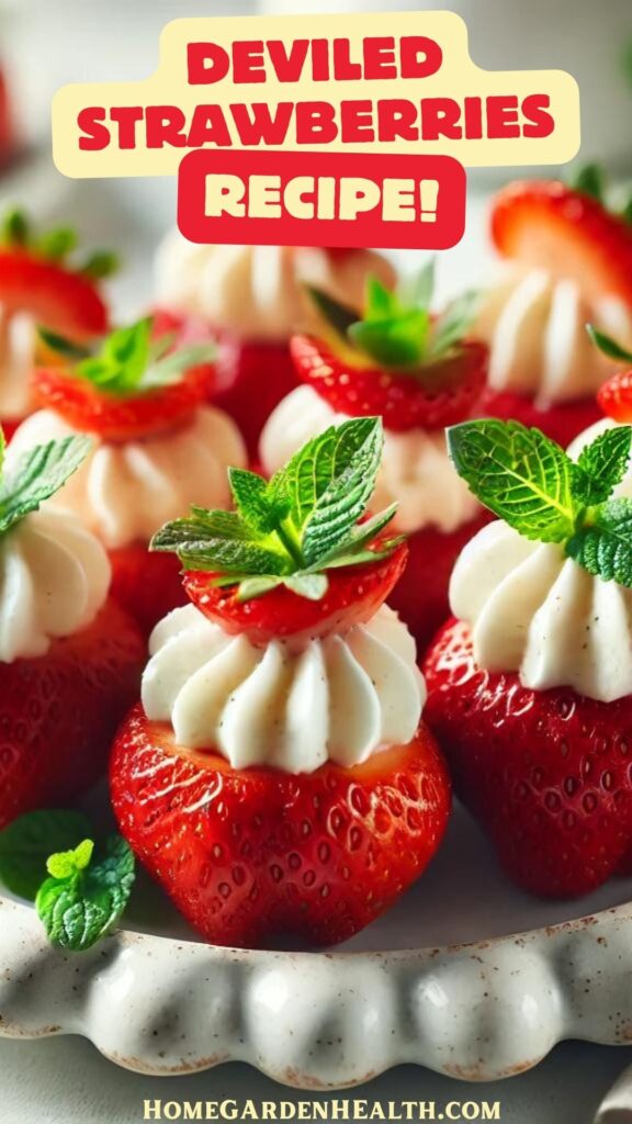 Deviled Strawberries Recipe Summer Desert