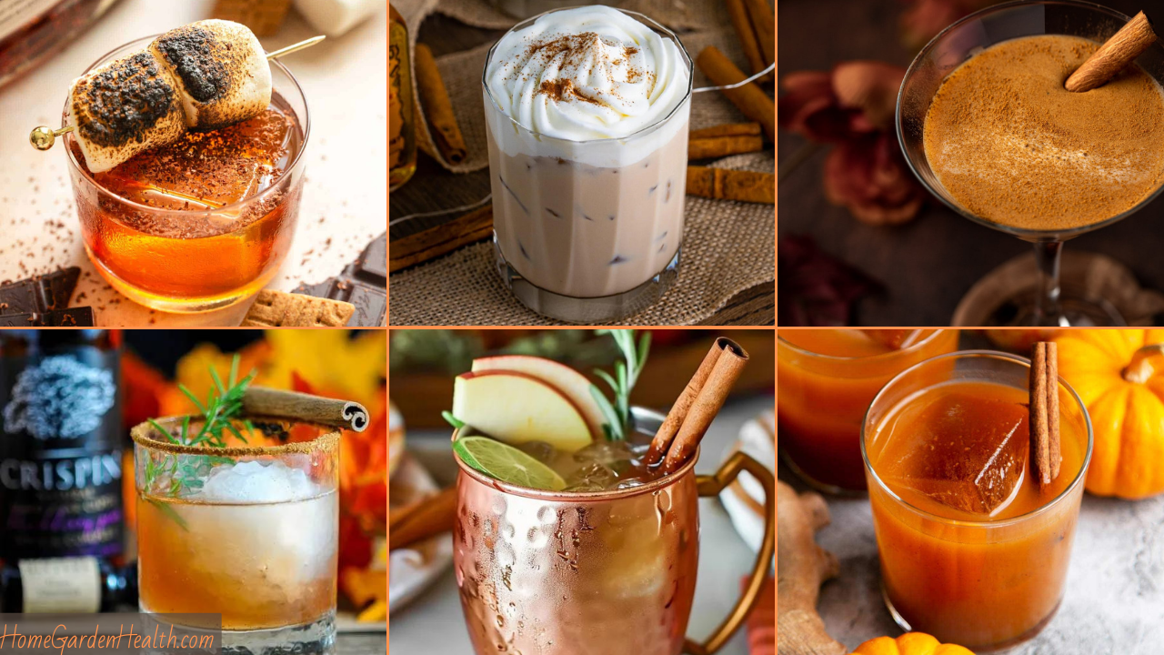 Autumn cocktail recipes for the fall season