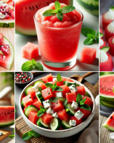 The best 10 Wastermelon recipes for summer and spring