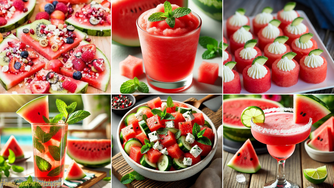 The best 10 Wastermelon recipes for summer and spring