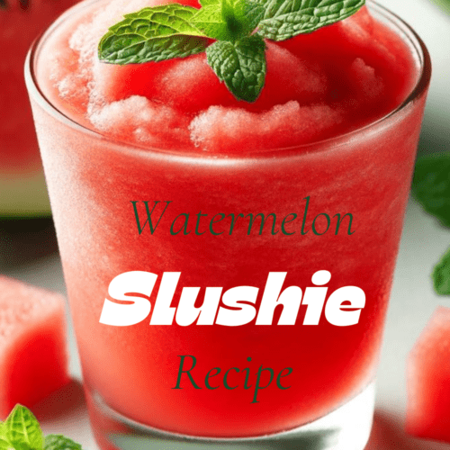 watermelon summer drink / slushie pinterest pin