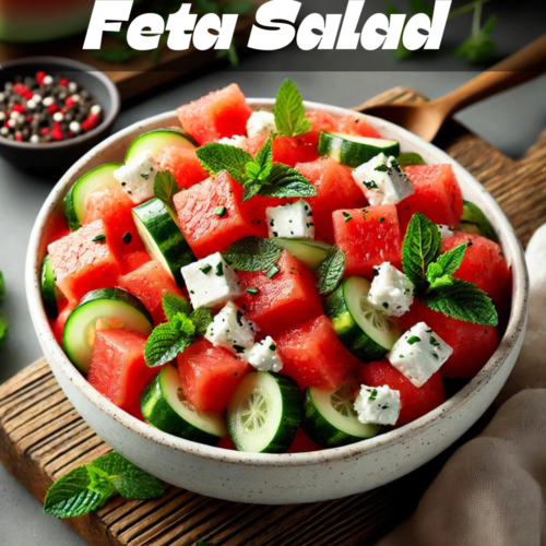 Watermelon and feta Salad Recipe - Perfect for Summer and Spring