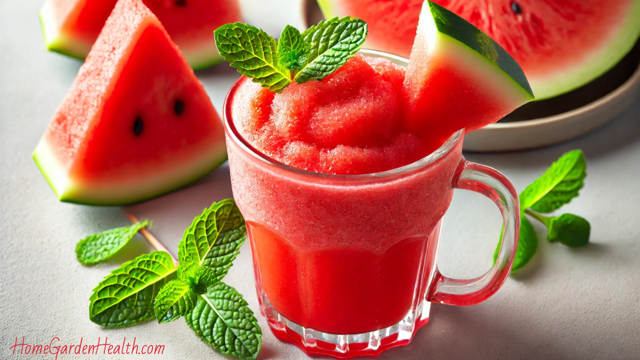 Watermelon Slushie Recipe for summer