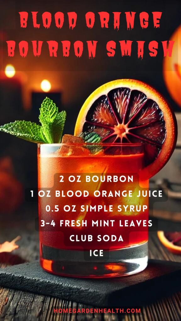 Blood Orange Bournon Smash Recipe - Ingredients