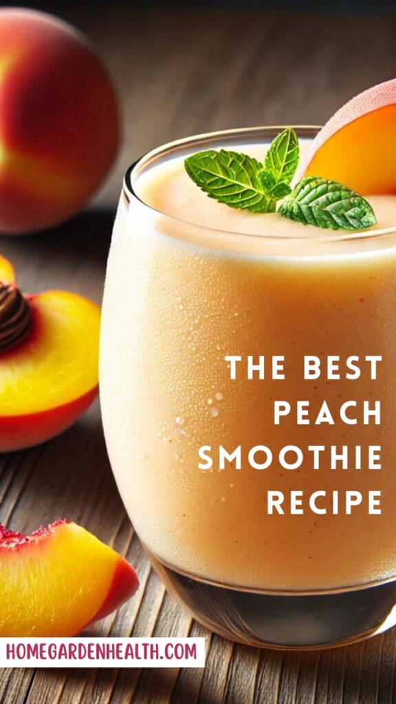 peach smoothie