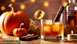 Old Fashioned Pumpkins Spice Halloween Cocktail Recipe