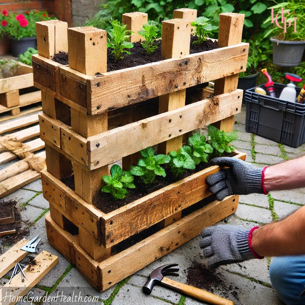 Pallet Planter come in all shapes and sizes