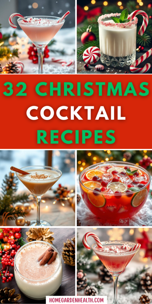 the top 32 cocktail recipes for chrsitmas