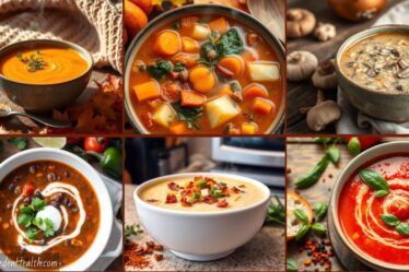 6 of the 23 soup recipes for fall and winter