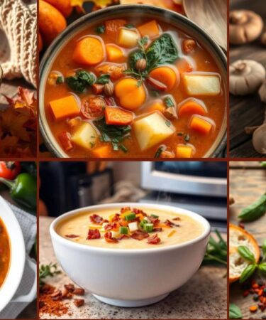 6 of the 23 soup recipes for fall and winter