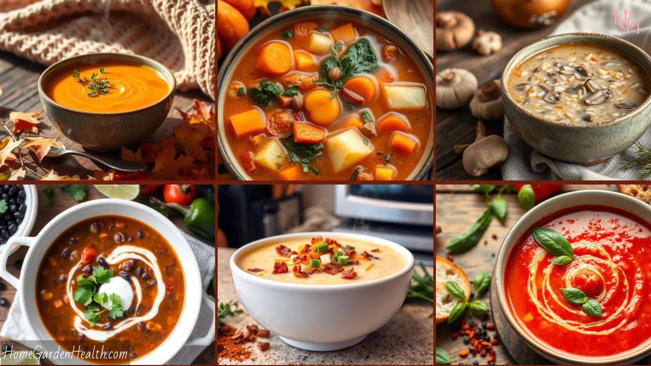 6 of the 23 soup recipes for fall and winter