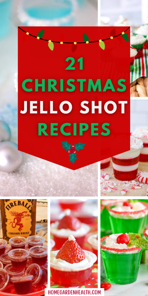 21 Chirstmas Jell-o shots recies