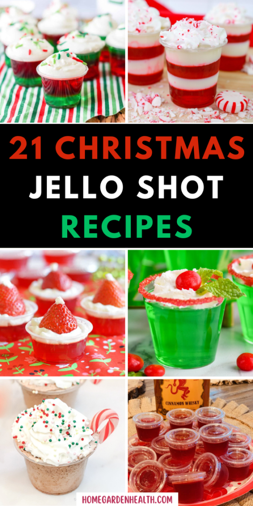 21 jell-o shot recipes for christmas