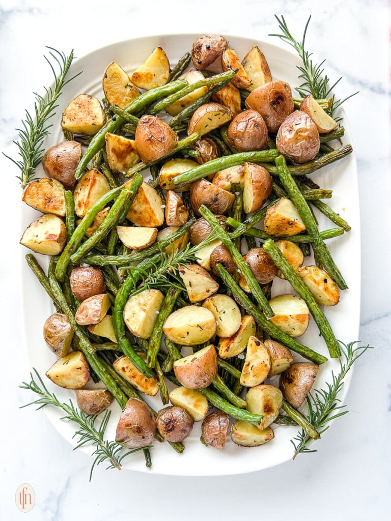 Roasted Green Beans and Potatoes