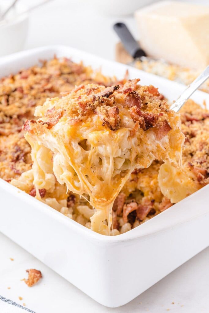 Bacon mac and cheese