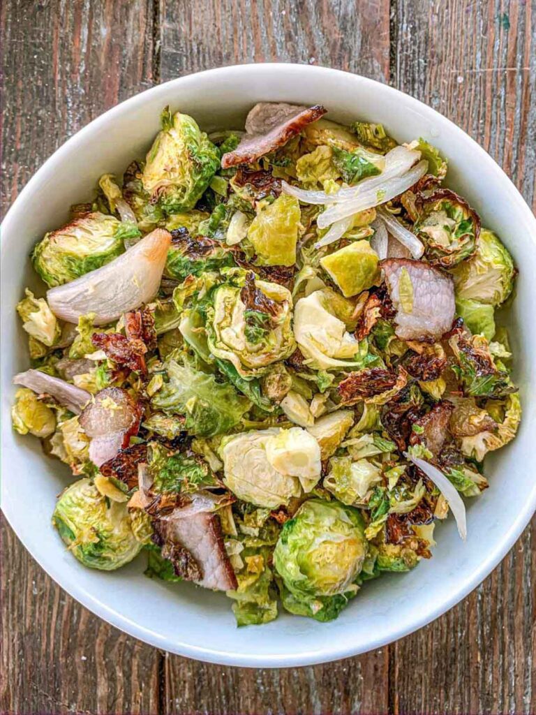 Maple Bacon Brussel Sprouts